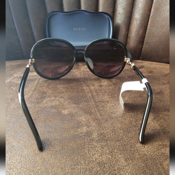 Gucci Women Sunglasses GG0889S-001 Black Frame Grey Lenses - Picture 4 of 6